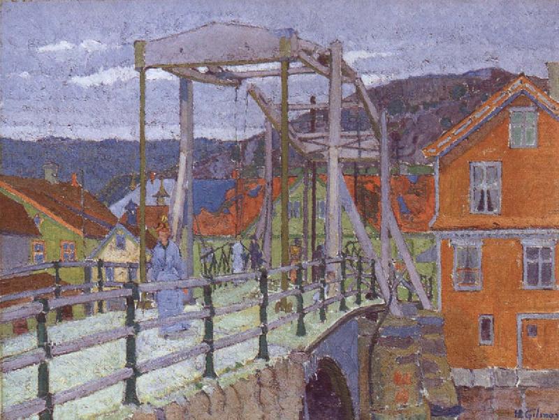 Canal Bridge, Harold  Gilman